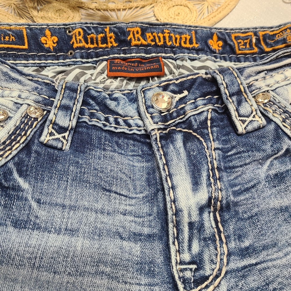 Rock Revival Blue Denim Jeans